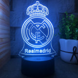 Fotboll 3D Illusion LED-Lampa - Nattlampa - Nattlampa Footballdinho