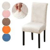 SherpaFit Stolskydd - Mysigt Sträckt Sherpa Matsalsstolskydd Carvallo