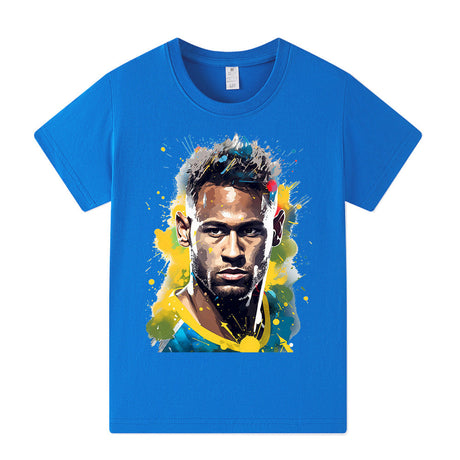 Neymar Fotbolls T-shirt för Barn Footballdinho
