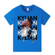Kylian Mbappé Fotbolls T-shirt för Barn - Mbappe Footballdinho