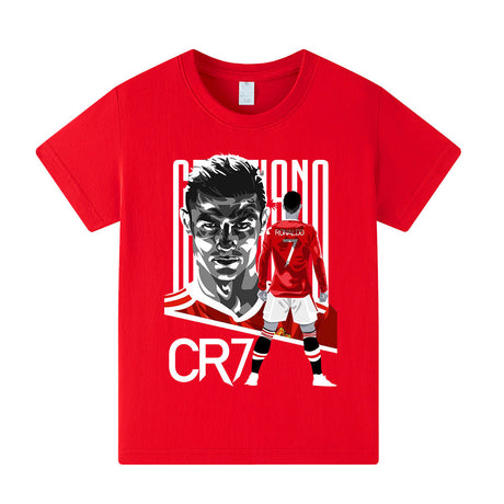 Cristiano Ronaldo Fotbolls T-shirt för Barn - Manchester United Footballdinho