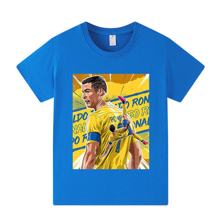 Cristiano Ronaldo Fotbolls T-shirt för Barn - Al Nassr Footballdinho
