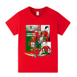 Cristiano Ronaldo Fotbolls T-shirt för Barn - Portugal - Style Footballdinho