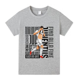 Ronaldo Fotbolls T-shirt för Barn - Juventus Footballdinho
