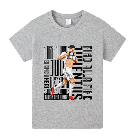 Ronaldo Fotbolls T-shirt för Barn - Juventus Footballdinho