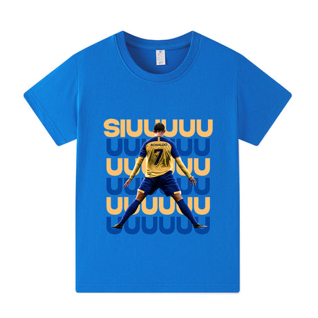 Ronaldo Fotbolls T-shirt för Barn - Siuuu Footballdinho