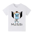 Lionel Messi Fotbolls T-shirt för Barn - Bekväm Footballdinho