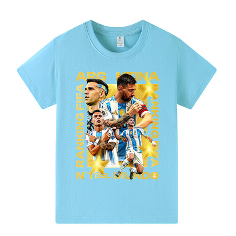 Lionel Messi Fotbolls T-shirt för Barn - Sportig Footballdinho