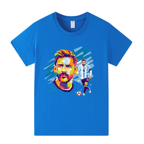 Lionel Messi Fotbolls T-shirt för Barn - Cool Design Footballdinho