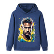 Neymar Fotbolls Hoodie för Barn Footballdinho