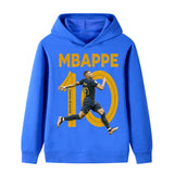 Kylian Mbappé Fotbolls Hoodie för Barn Footballdinho