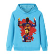Lionel Messi Fotbolls Hoodie för Barn - Barcelona Footballdinho