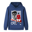 Cristiano Ronaldo Fotbolls Hoodie för Barn - Manchester United - Style Footballdinho