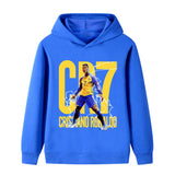 Ronaldo Fotbolls Hoodie för Barn - Al Nassr Footballdinho