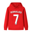 Ronaldo Fotbolls Hoodie för Barn - Sportig Footballdinho