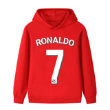 Ronaldo Fotbolls Hoodie för Barn - Sportig Footballdinho