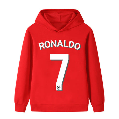 Ronaldo Fotbolls Hoodie för Barn - Sportig Footballdinho