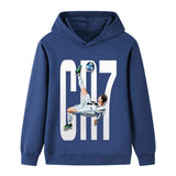 Ronaldo Fotbolls Hoodie för Barn - Style Footballdinho