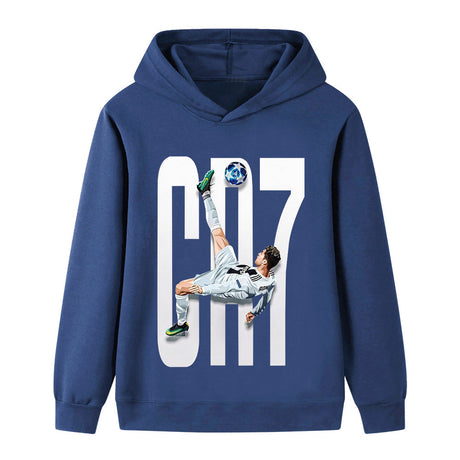 Ronaldo Fotbolls Hoodie för Barn - Style Footballdinho