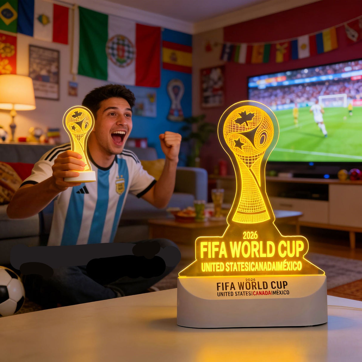 Fotbolls Supporterprodukt - 3D Footballdinho