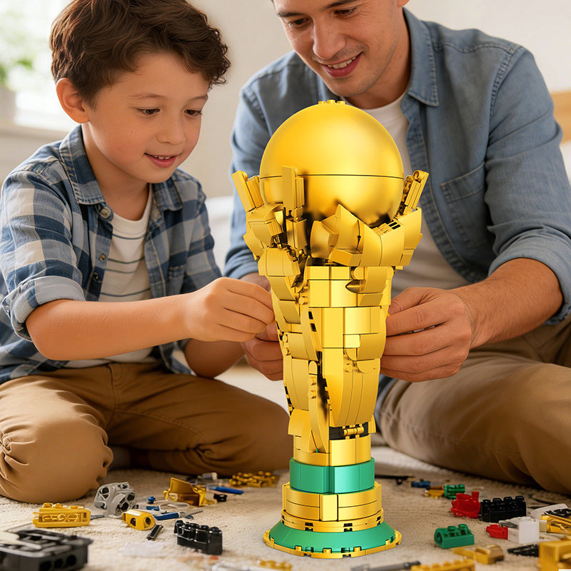 Fotbolls Supporterprodukt - Guld Footballdinho