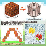 1OOPcs STEM Lärande Magnetiska Byggblock Carvallo