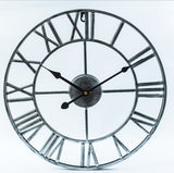 Stor retro väggklocka av järn i vintage-stil Carvallo