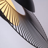 Minimalistisk Svart Metall Hänglampa för Matrum Carvallo