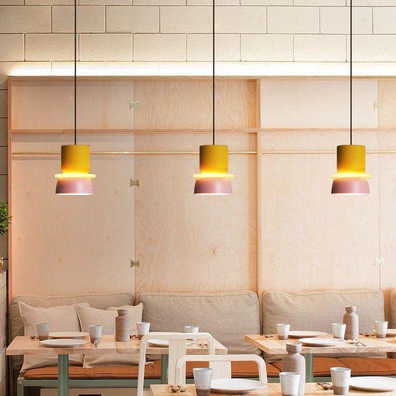 LED-hängande lampan i macaronstil – Dekorativ taklampa för ditt hem Carvallo