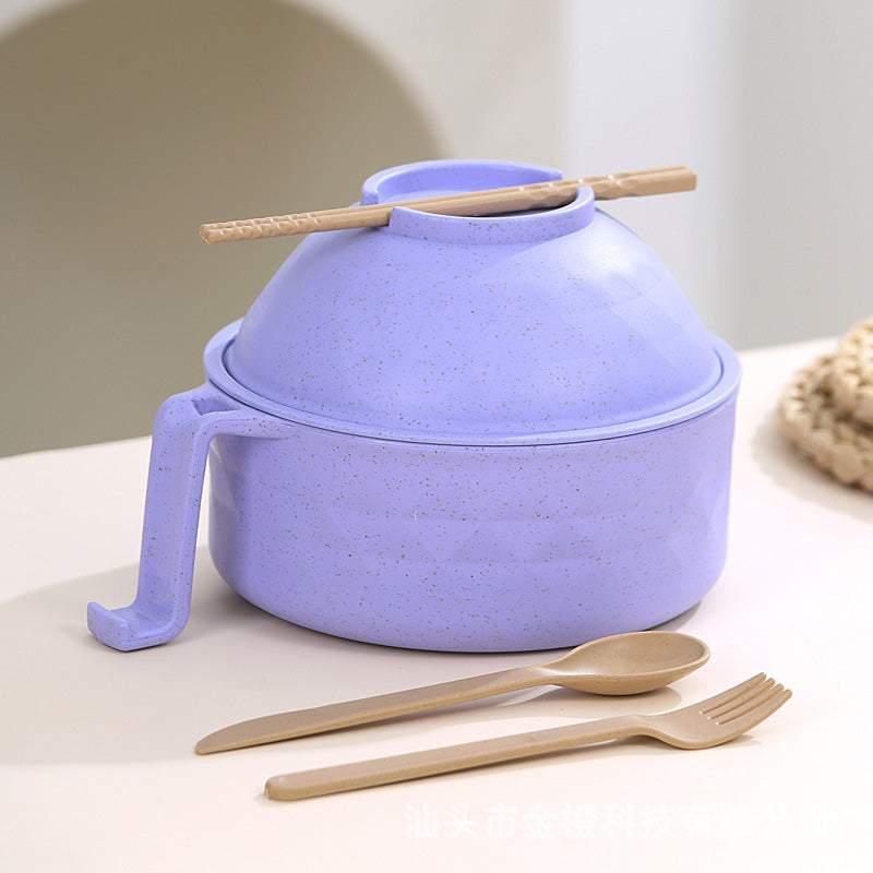 Mikrovågsugn Ramen Cooker – BPA-fri nudelskål med lock och greppvänliga handtag MILA Sverige