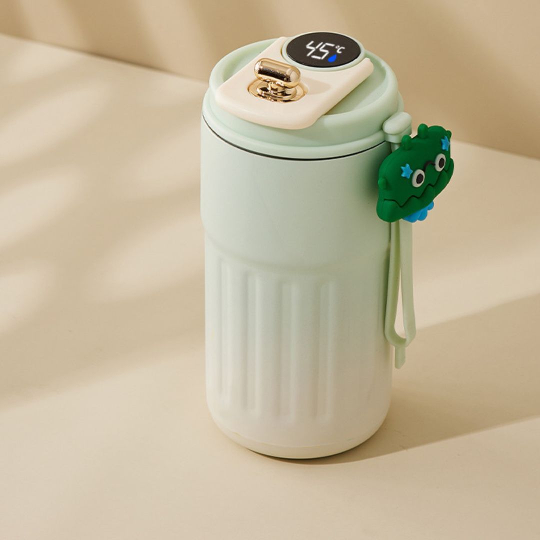 Rostfritt stål kaffekopp med LED temperaturvisning 450 ML Carvallo