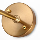 Modern Glas Vägglampa | Enkel Glödlampa | Metall Väggljus | 7.8 x 7.5 tum | Brick by Brick Carvallo