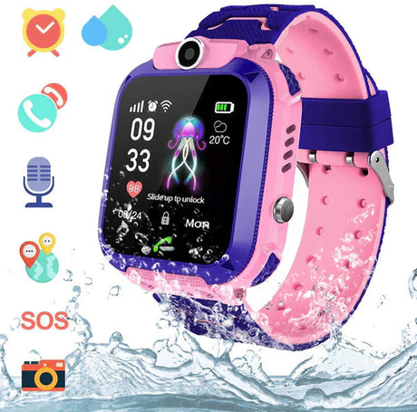 Kidguard GPS Tracker Smartwatch — Realtidspositionering, SOS-larm och tvåvägssamtal för barn MILA Sverige