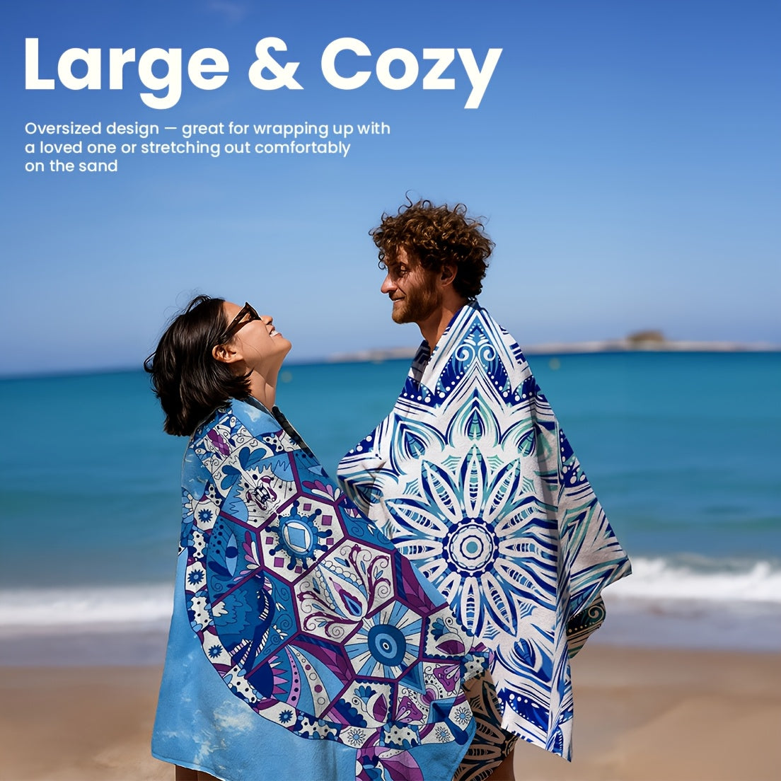 Mikrofiberstrandlakan – Mjukt, iögonfallande, stor passform MILA Sverige