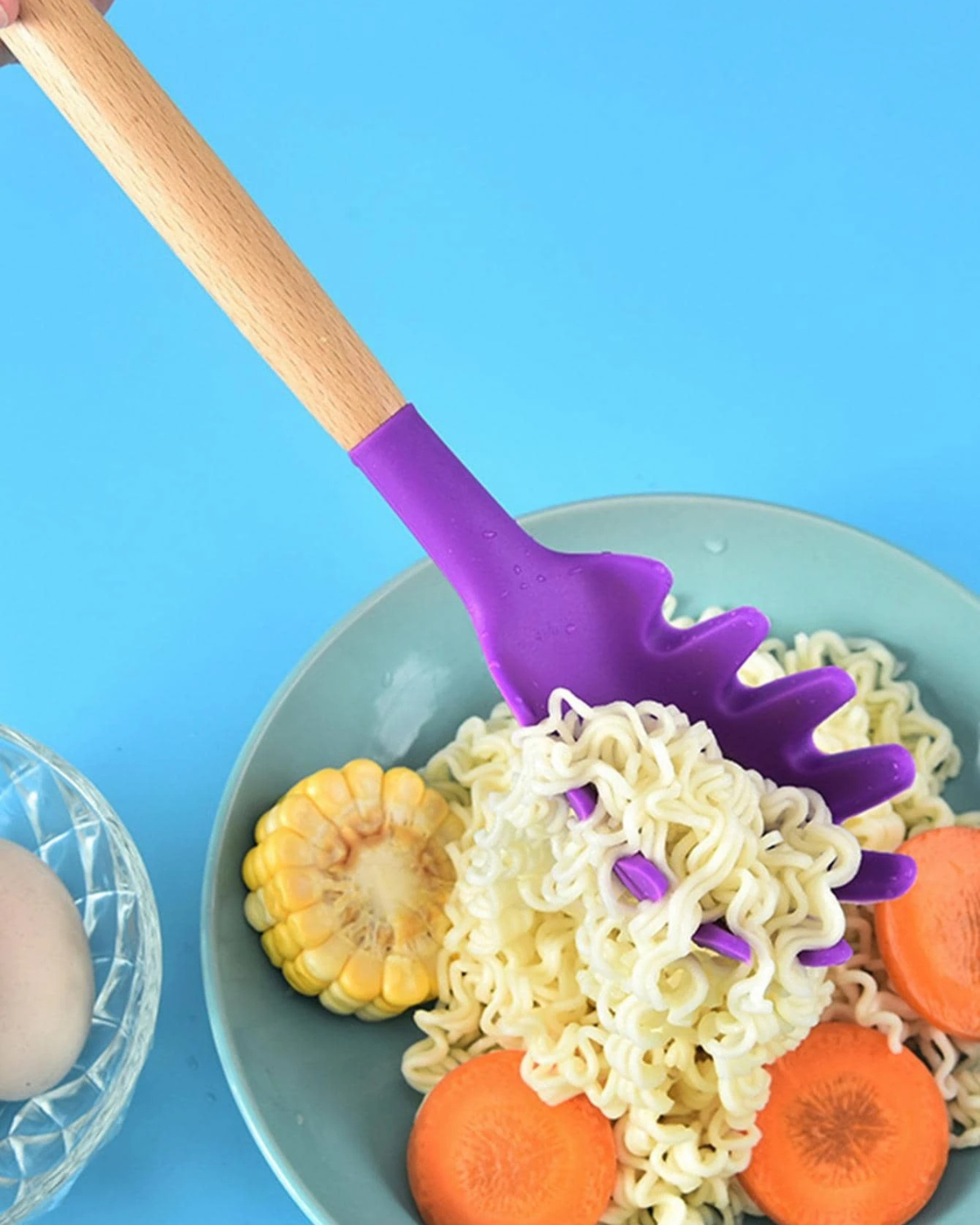 Carvallo – Miljövänligt Silikon Kökset med Bambu Handtag (12-delar) Carvallo