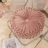 Pumpakudde - Sammet Rund Kuddfodral för Soffa, Tatami, Vardagsrum och Kontorsdekoration Carvallo