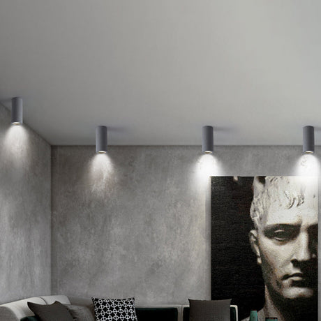 Cement Cylinder LED Taklampa - Minimalistisk Design Carvallo