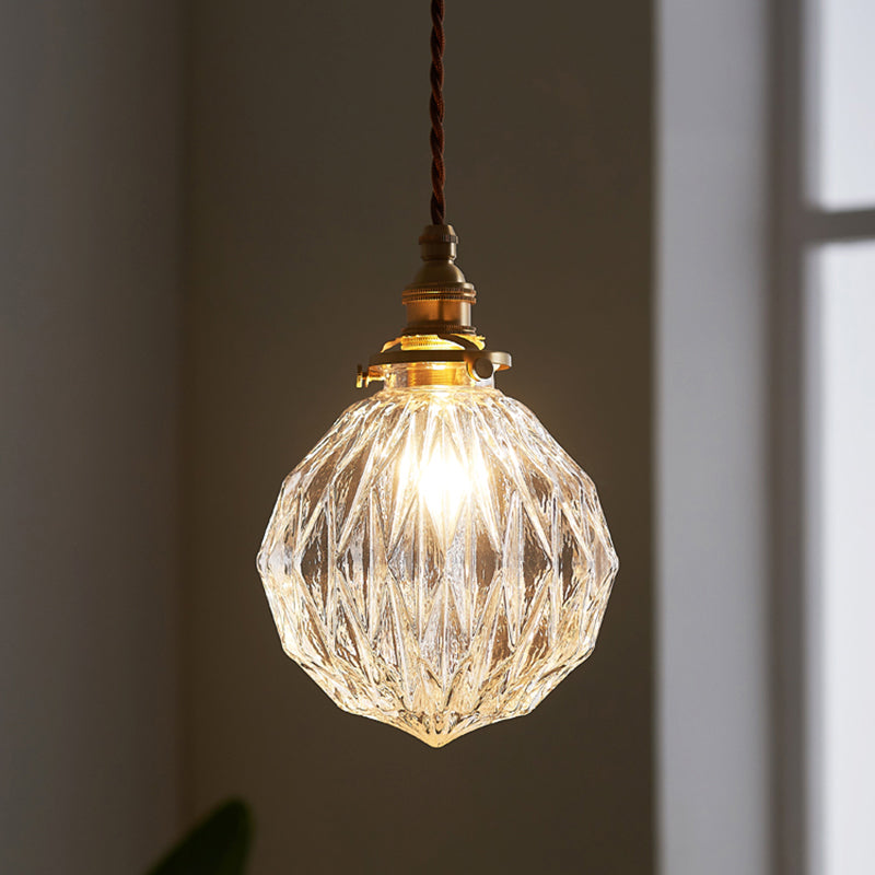 Stellar Industriell Hänglampa med Klart Glas Ljuskälla Carvallo