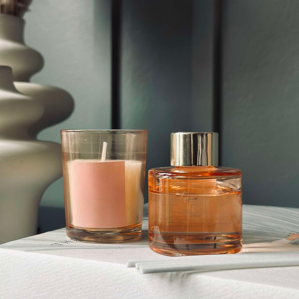 Doftljusdiffuser Glas Aromaterapi Set Carvallo