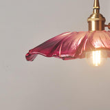 Vintage Floral Glass Pendant Light Fixture for Dining Room - Elegant Retro Design to Illuminate Your Space Carvallo