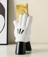 Tecknad handgest dekorativ konstartikel för unik heminredning Carvallo