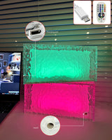 GlacierGlow LED-bordslampa – Isig elegans, fascinerande färger MILA Sverige