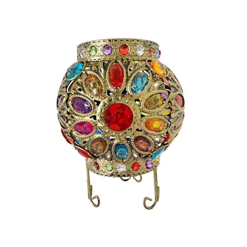 Nattduksbord med akrylperlor för atmosfärisk belysning Carvallo