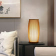 BambooGlow - Bambu Bordslampa Nattljus – Stilig Trälamps Carvallo
