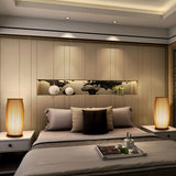 BambooGlow - Bambu Bordslampa Nattljus – Stilig Trälamps Carvallo