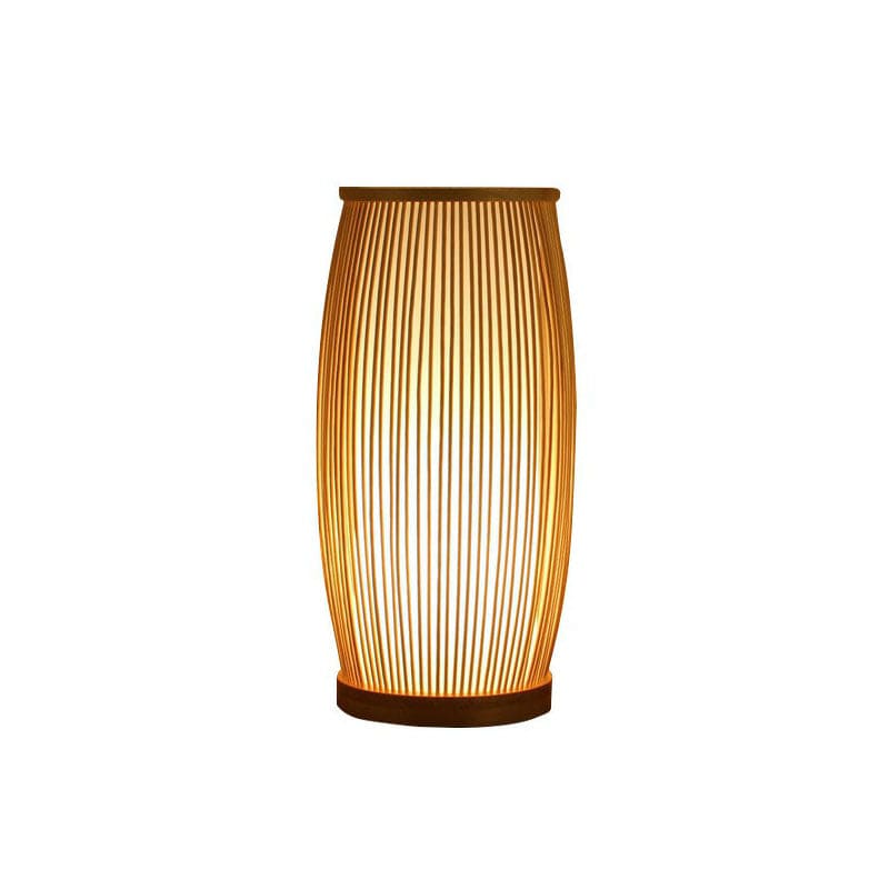 BambooGlow - Bambu Bordslampa Nattljus – Stilig Trälamps Carvallo