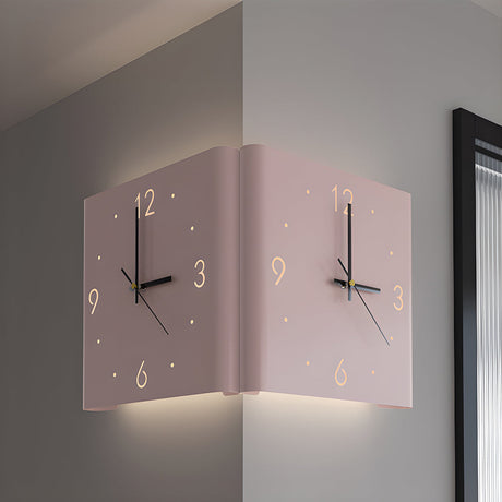 Väggklocka Modern Tyst LED Metall Fyrkantig Carvallo