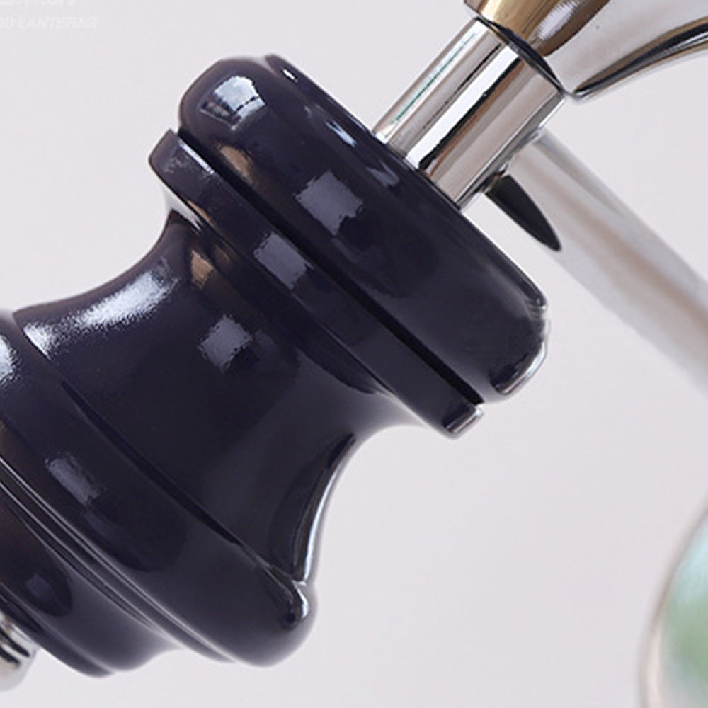 Fransk Medeltida Vintage Bauhaus Vägglampa Carvallo