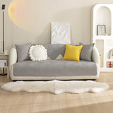 Minimalist All-Season Solid Cotton Geometric Sofföverdrag Carvallo