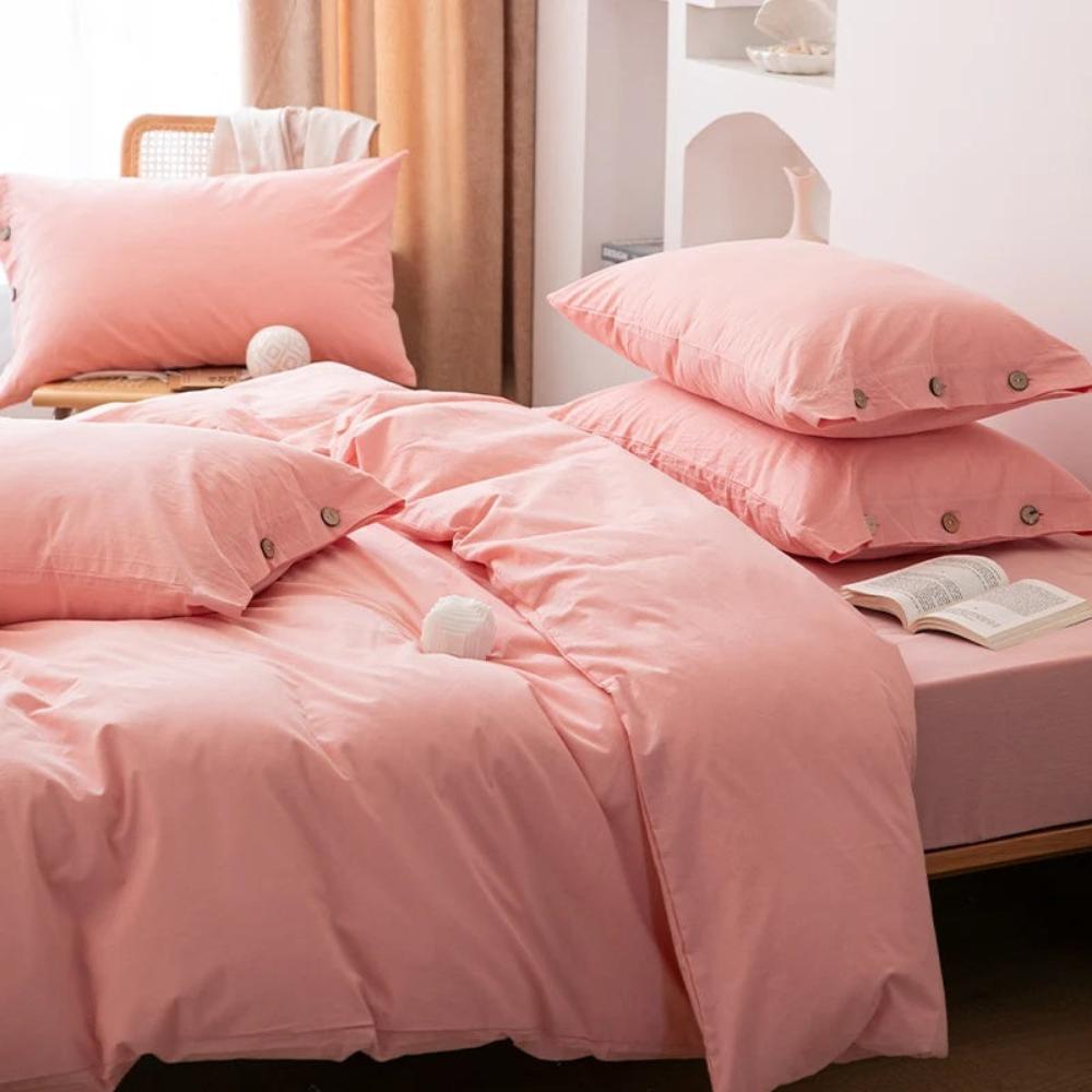 Mysig Bomull Tvilling Kuddöverdrag Set – Lätt, Bekväm & Elegant Design Carvallo